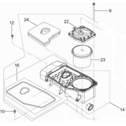 Wacker bts635 bts630 pirminis filtras 0213484