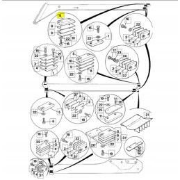 JCB 22 teleskopinio krautuvo prailginimo sklendė 2 mm