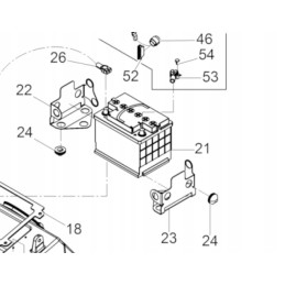 Wacker dpu akumuliatoriaus amortizatorius 0126646