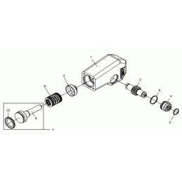 Wacker dpu valdymo stūmoklio sandariklis 0128754