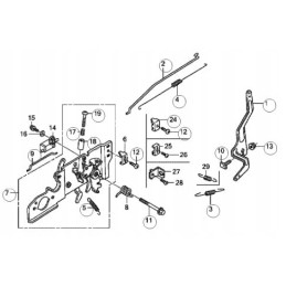 Honda gcv160 reguliatoriaus spyruoklė 16561 z1l 870