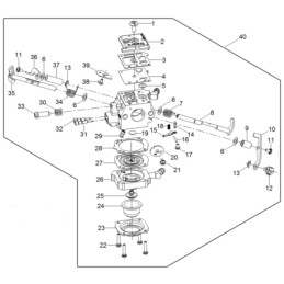 Wacker bs50 2 bs60 2 droselio laido laikiklis 0183351
