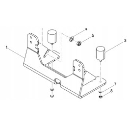 Wacker dps1850 amortizatoriaus buferis 0215030