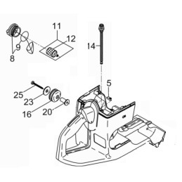 Wacker bts bh kuro filtro žarna 0108060