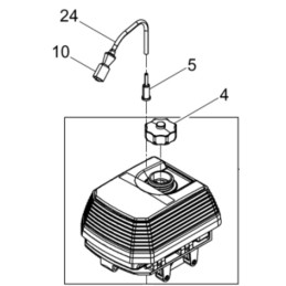 Wacker bts bh kuro filtro žarna 0108060