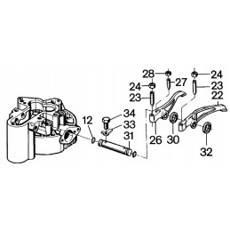 Hatz E serijos tarpo reguliavimo veržlė 03173100