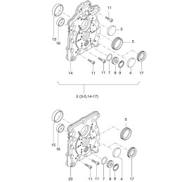 Hatz 1d41 1d81 skirstomojo veleno troškinimas 50325811