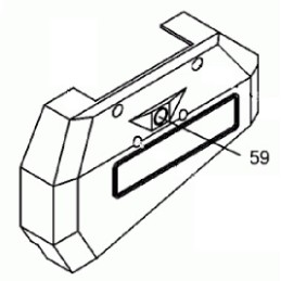 Wacker dpu variklio šoninio dangčio įvorė 0103976
