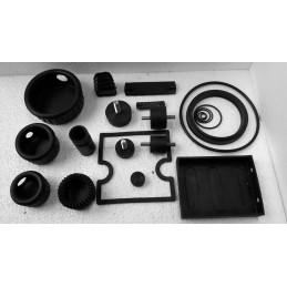 Bamperis 40x40 m8 e guminis pėdų amortizatorius