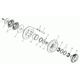 Wacker dpu bpu sankabos slėgio varžtas 0011535