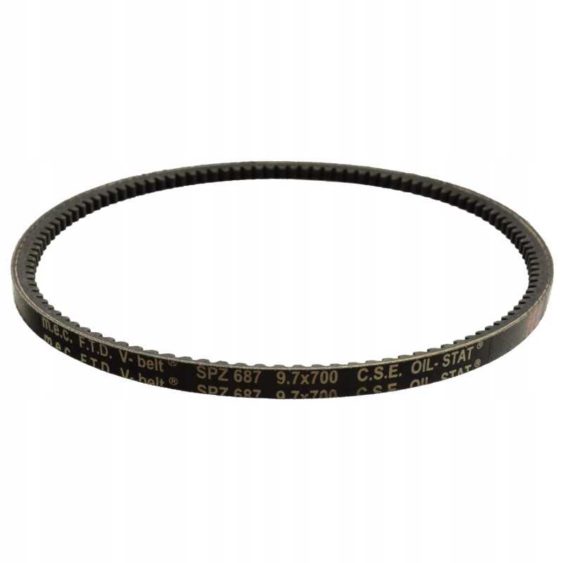 Mecftdv diržas spz687 9 7x700 dantytas diržas