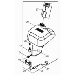 Wacker plaktukai bh kuro čiaupas naujo tipo 0222410