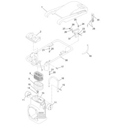 Wacker BS rammers rėmo amortizatorius 0116744