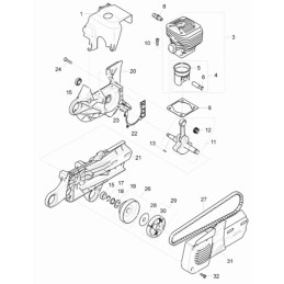 Wacker bts930 bts935 stūmoklio žiedas 0108392