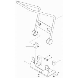 Wacker DPS rankenos amortizatorius 0106557