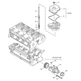 Hatz L serijos vožtuvo dangtelio tarpiklis 50579501