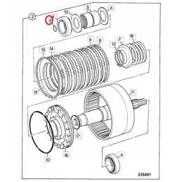 Jcb 3cx 4cx Powershift krepšelio dėžutės sandariklis