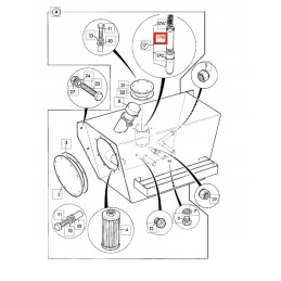 JCB 3CX hidraulinis filtras bakui 32 913500