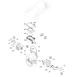 Wacker rammers bs filtro amortizatorius 5100032254