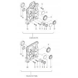 Hatz 1d41 1d50 1d81 paskirstymo įvorė 04000310