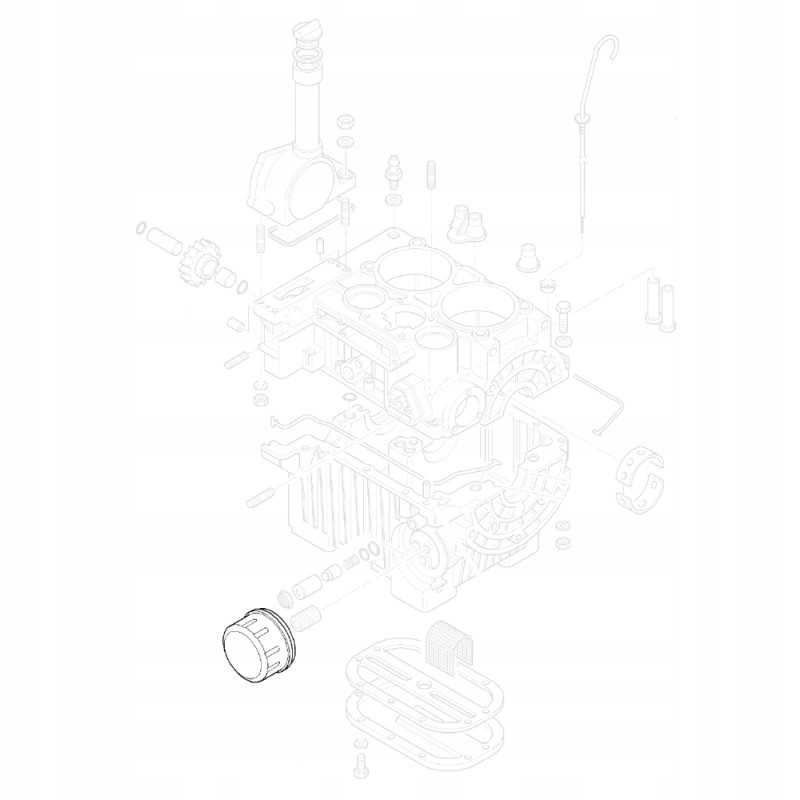 Hatz 50302801 alyvos filtras 2g30 2g40