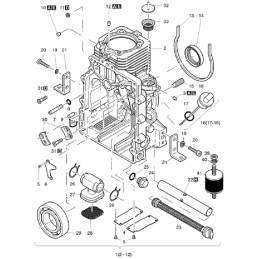 Hatz 1b20 veleno alyvos sandariklis 50423200