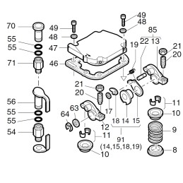 Hatz 1d41 1d81 o žiedo dozatoriaus kištukai 50326200