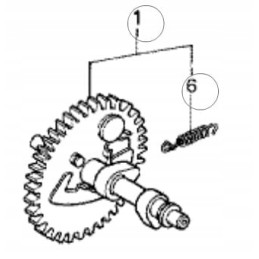 Honda gx160 gx390 paskirstymo spyruoklė 14568 z1 000