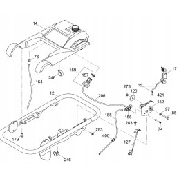 Wacker BS rammers droselio svirtis 5100032229