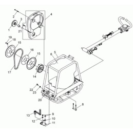 Wacker dpu2950 rato tvirtinimo žiedas 0047081