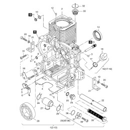 Hatz 1b40 1b50 veleno alyvos sandariklis 50479000 45x60x8