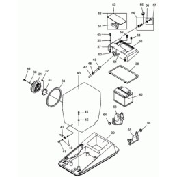 Wacker dpu tankintuvai, uždegimo dangtis 0096903