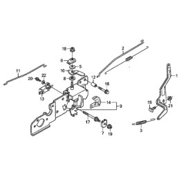 Honda gcv135 reguliatoriaus spyruoklė 16561 zm1000