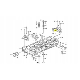 Purkštuko įvorė Volvo ekskavatoriaus krautuvui
