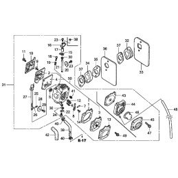 Honda gx100 karbiuratoriaus remonto komplektas 06116 z4e 800