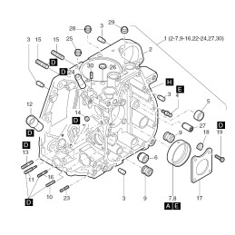 Hatz 1d41 1d81 skirstomojo veleno guolis 03793800