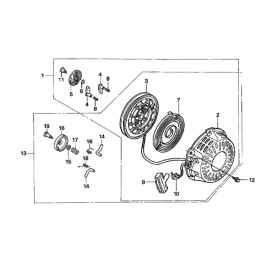 Honda gx120 gx160 starteris 28421 zh8 801