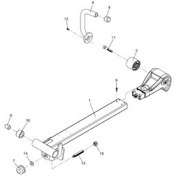Wacker dpu bpu grąžulo amortizatoriaus varžtas 0201009