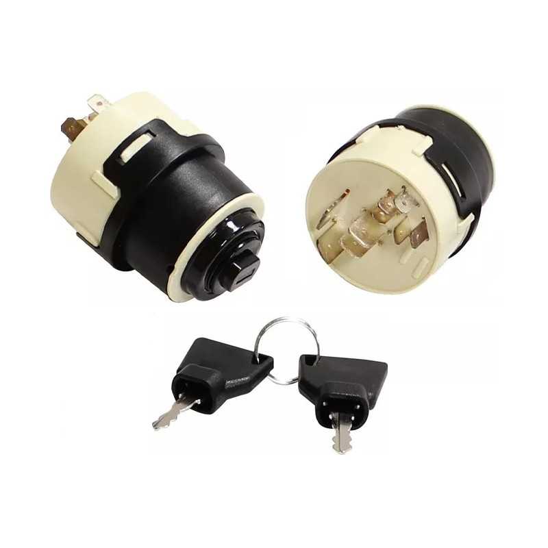 Užvedimo spynelė su rakteliais JCB ekskavatorius 3cx 4cx rakteliai