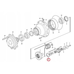 Polosi galinė apsauga Volvo BL71 11716594
