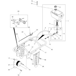 Wacker bs60y bs62y bs65y droselio trosas 0065090