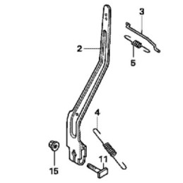 Honda gx100 reguliatoriaus spyruoklė 16561 z0d 000
