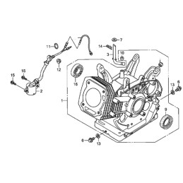 Honda gx340 gx390 veleno alyvos sandariklis 91201 ze3 004