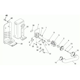 Wacker BS karbiuratoriaus varžtas Walbro Tillotson 0111522