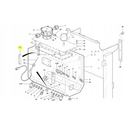 Volvo krautuvo alyvos lygio indikatorius