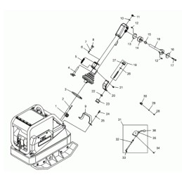 Wacker dpu bpu grąžulo varžto veržlė 0202866