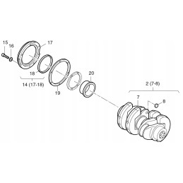 Hatz L serijos veleno dangčio sandariklis 03550601