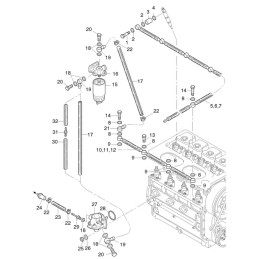Hatz L serijos kuro filtras su separatoriumi 50345700