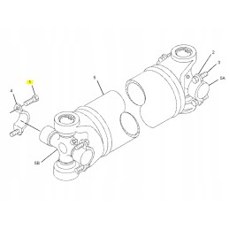 Veleno skersinis varžtas kačių ekskavatoriniam krautuvui