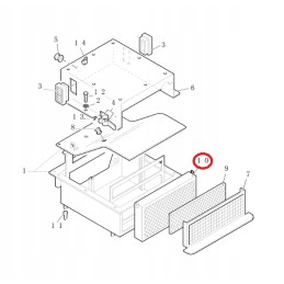 New Holland LB95 salono oro filtras 85804072